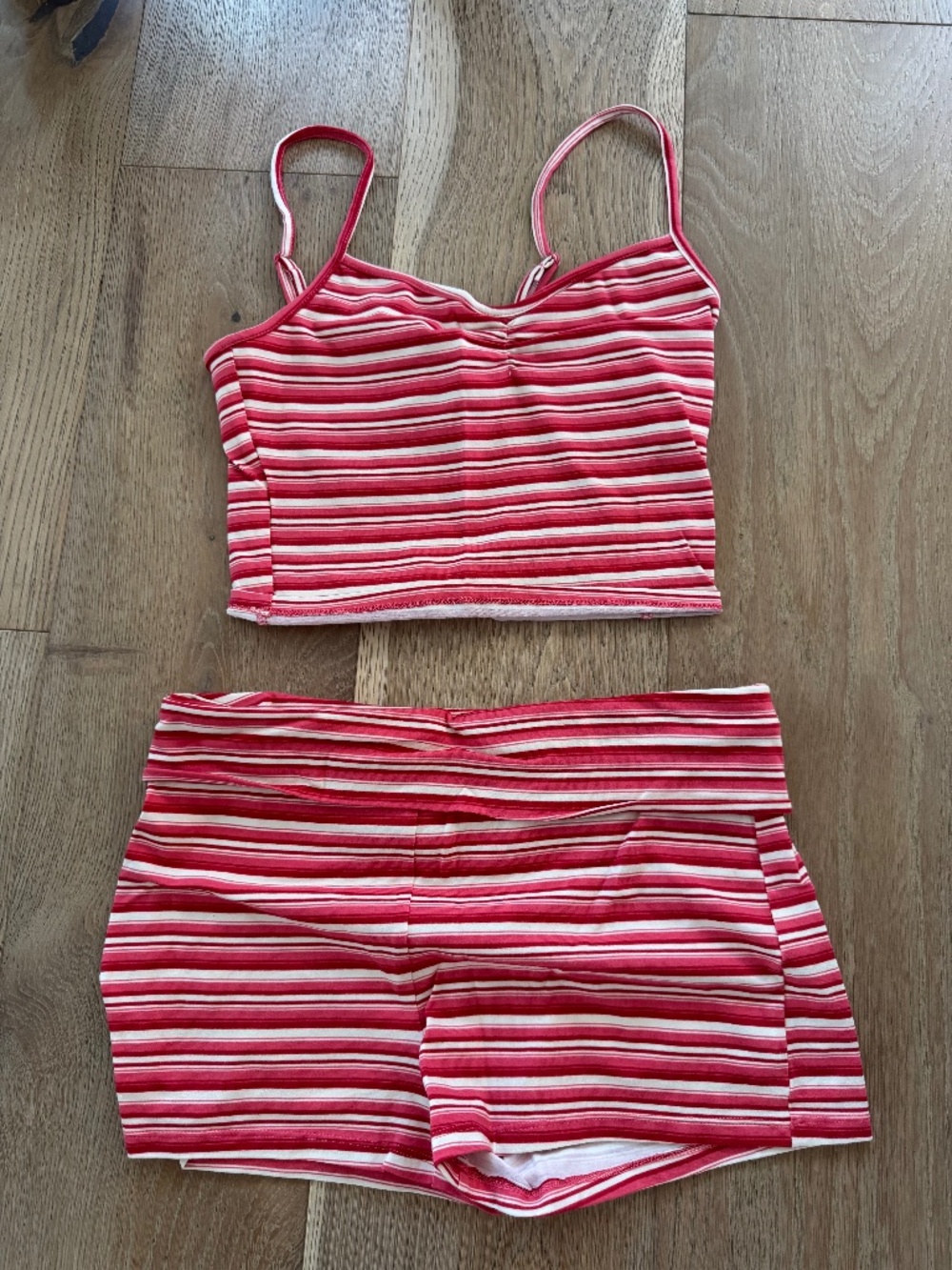 Urban Outfitters Out From Under red striped underwear set